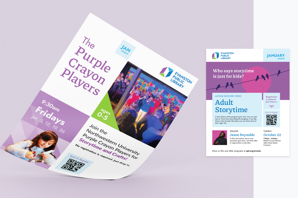 EPL branding on print work