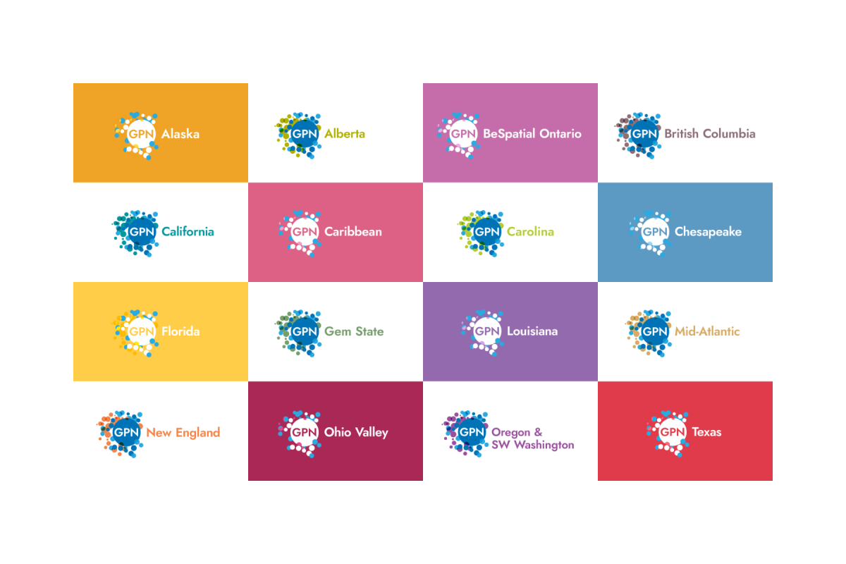 Array of GPN chapter logos
